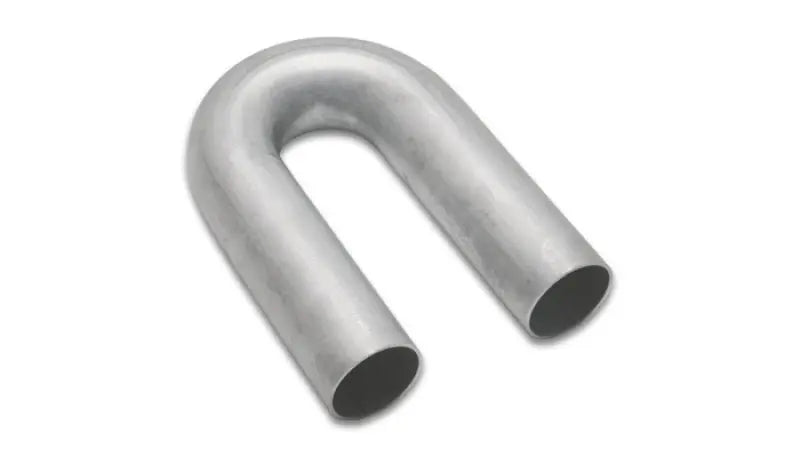 Vibrant 321 Stainless Steel 180 Degree Mandrel Bend 2.25in OD x 3.375in CLR 16 Gauge Wall Thickness Vibrant
