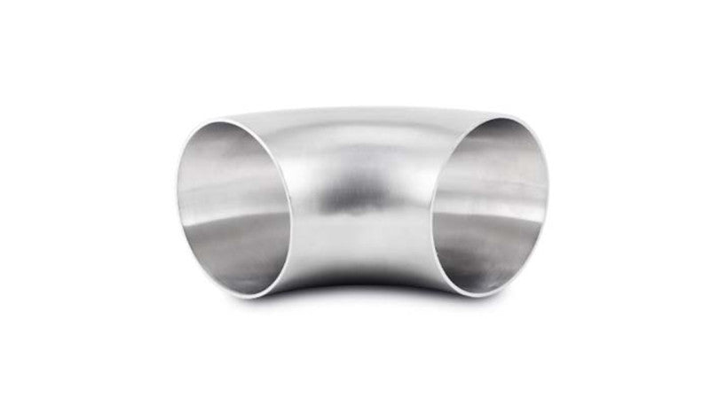 Vibrant 4.0in OD T304 SS 90 Deg Mandrel Bend Elbow (4.0in Centerline Radius) Vibrant