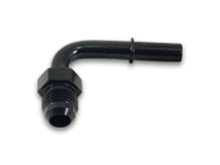 Load image into Gallery viewer, Vibrant 90 Degree Aluminum AN to Male Quick Connect Fitting -8AN - 0.375in Barb Size-Fittings-Vibrant