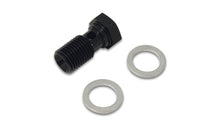 Load image into Gallery viewer, Vibrant Aluminum Banjo Bolt w/ 2 Washers (M12x1.5 20mm LG) - Anodized Black Vibrant