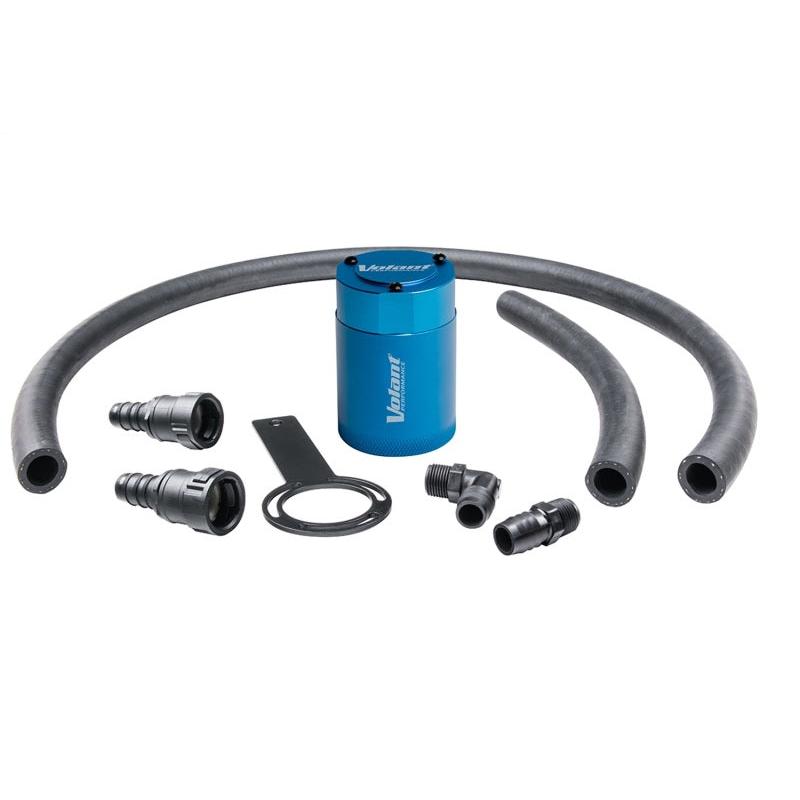 Volant Aluminum Oil Catch Can w/ Bracket (VC0002) 2018-2023 Jeep Wrangler JL, 2020-2023 Gladiator JT 3.6L V6 - Volant VC0002
