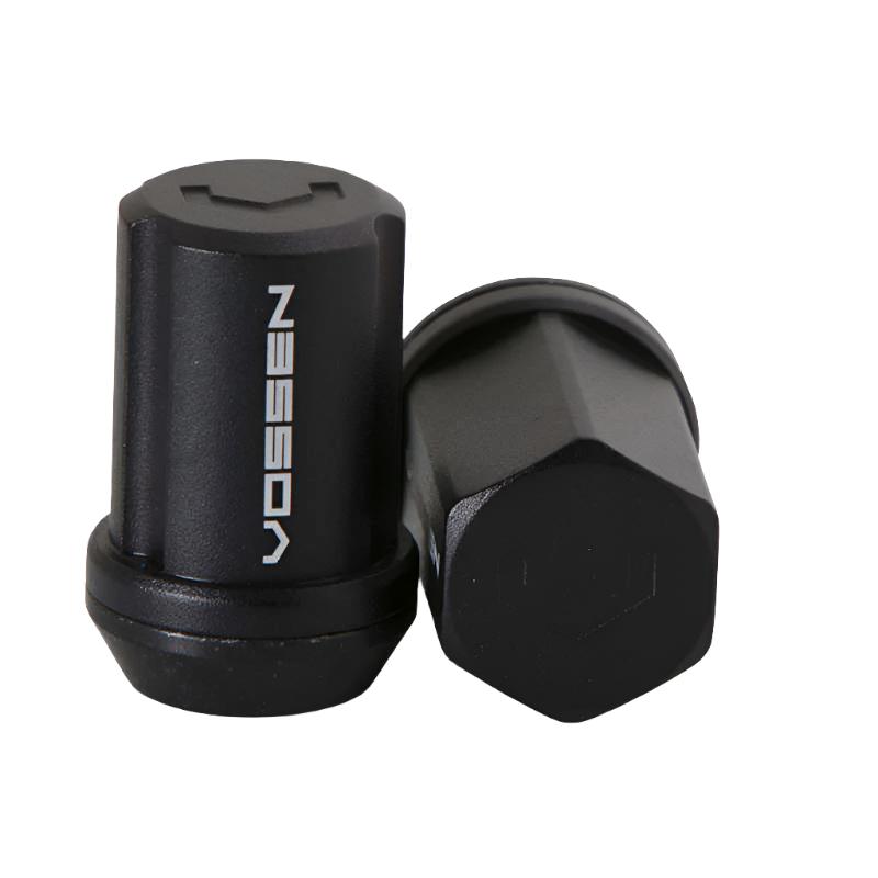 Vossen Vossen 35mm Lock Nut - 12x1.25 - 19mm Hex - Cone Seat - Black (Set of 4)