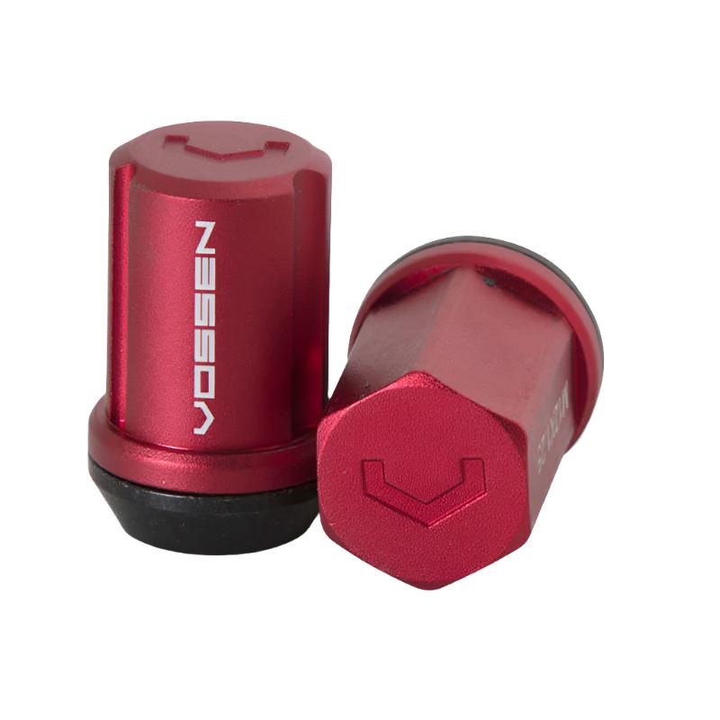 Vossen Vossen 35mm Lug Nut - 14x1.5 - 19mm Hex - Cone Seat - Red (Set of 20)