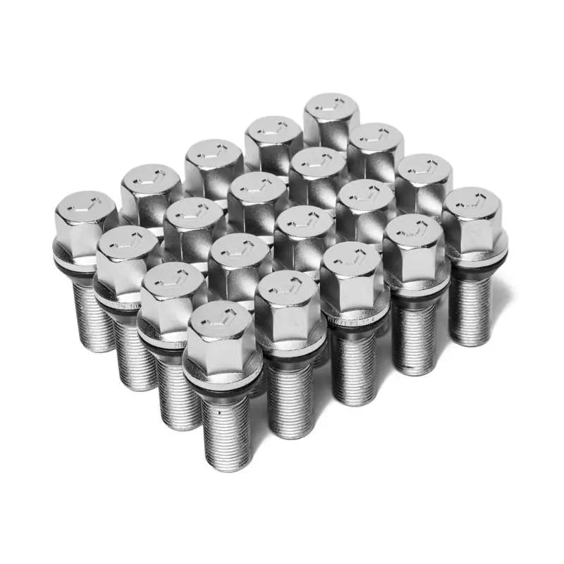 Vossen Vossen Lug Bolt - 14x1.5 - 30mm - 17mm Hex - Cone Seat - Silver (Set of 20)