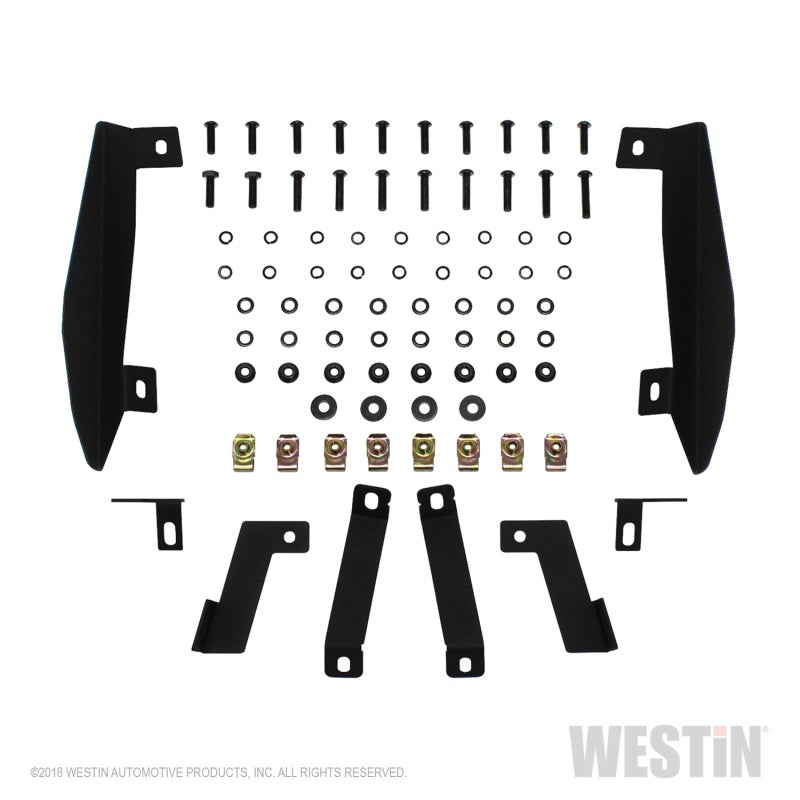 Westin Westin 07-18 Jeep Wrangler JK Inner Fenders - Front - Textured Black