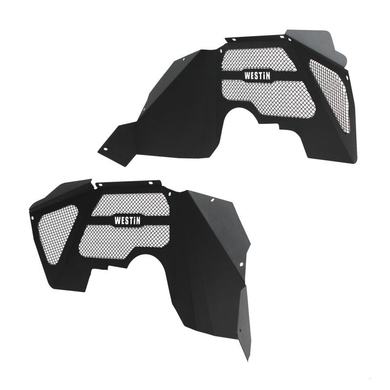 Westin Westin 07-18 Jeep Wrangler JK Inner Fenders - Front - Textured Black