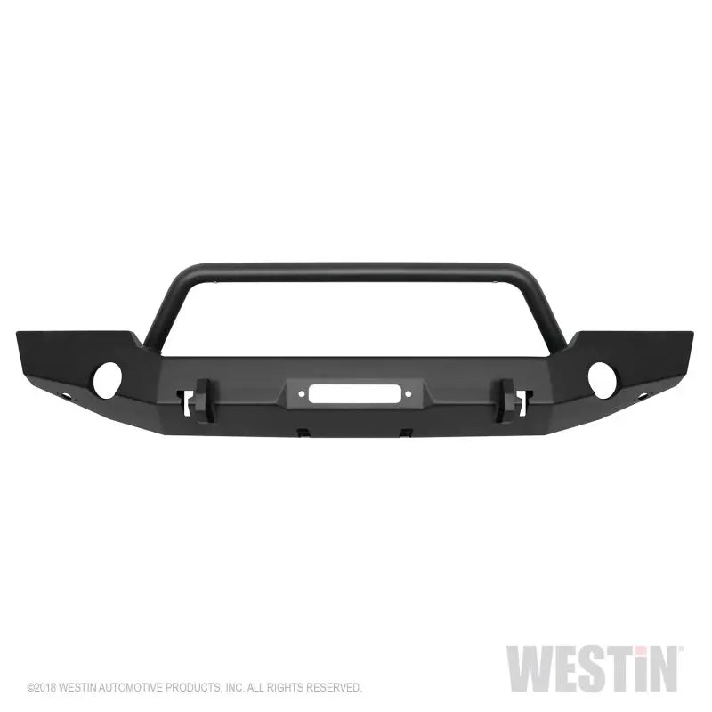 Westin Westin 18-19 Jeep Wrangler JL WJ2 Full Width Front Bumper w/Bull Bar Textured Black