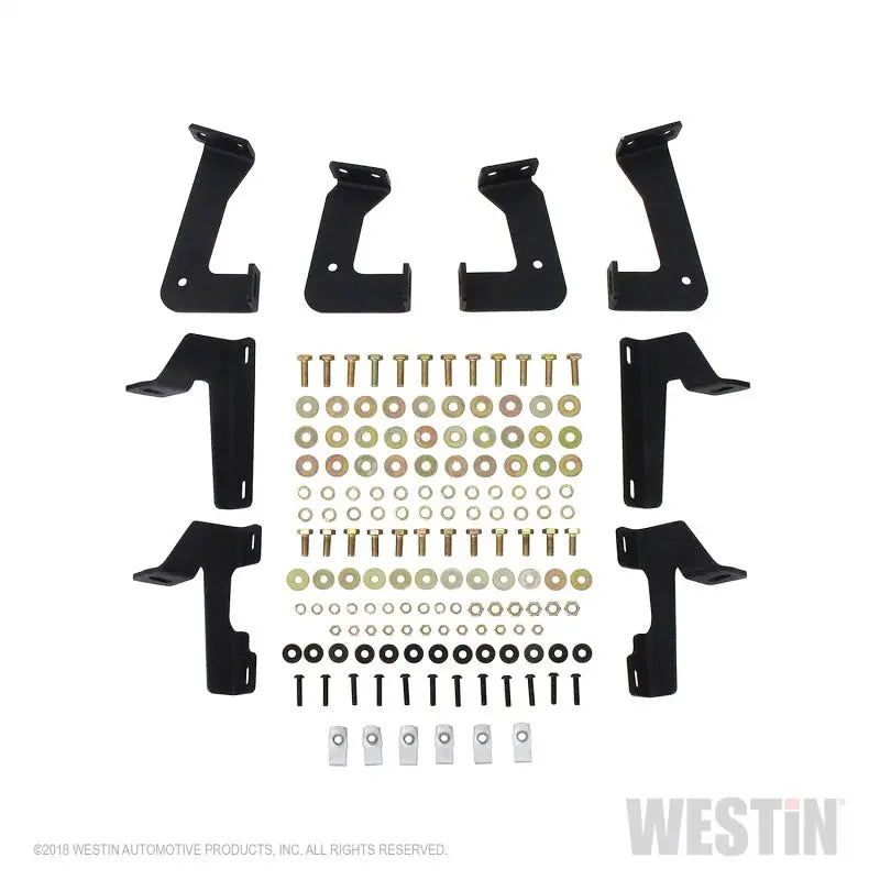 Westin Westin 18-20 Jeep Wrangler JL 2DR HDX Drop Nerf Step Bars - Textured Black