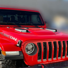 Load image into Gallery viewer, Westin Westin 18-20 Jeep Wrangler JL 2dr LED Hood Scoops - Textured Black