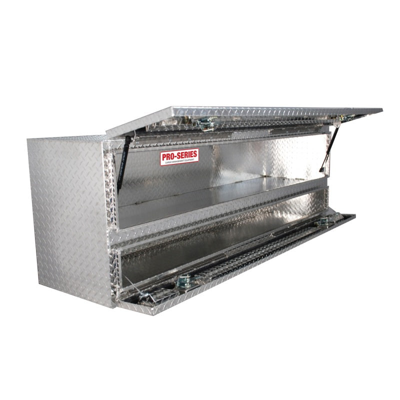 Westin Westin/Brute High Cap 72in Stake Bed Contractor TopSider w/ Doors - Aluminum