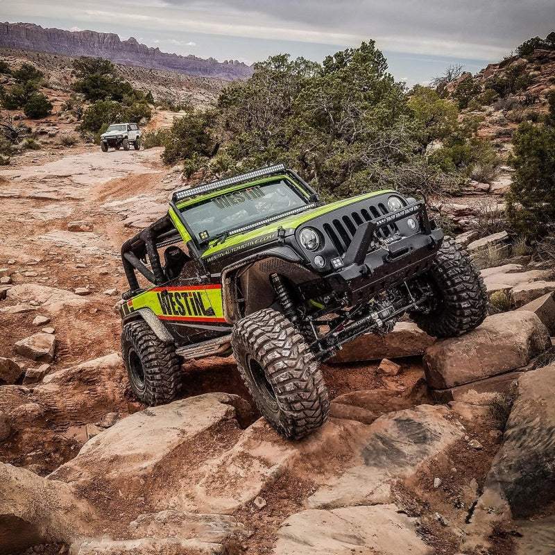 Westin Westin/Snyper 07-17 Jeep Wrangler Tube Fenders - Front - Textured Black